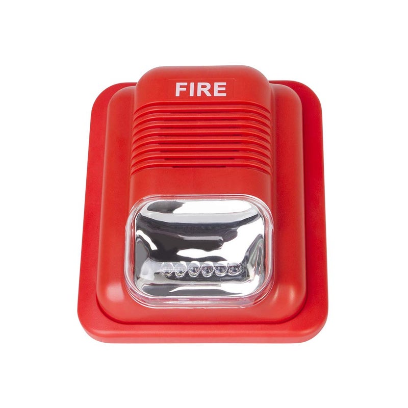 Tokatuker Fire Alarm Siren Security Horn Buzzer DC12V-24V Sound and Light Fire Warning Strobe Siren for Single Action Manual Pull Station or Alarm System - Image 5